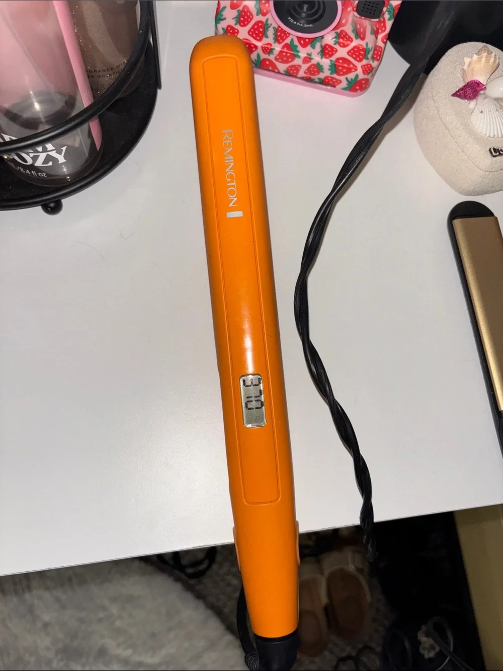 Remington Orange Ceramic Flat Iron Hair Straightener